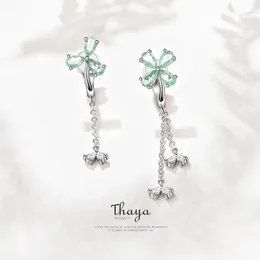 Ear Cuff Thaya 100% Solid 925 Sterling Silver Clovers Earrings Clip Earrings For Women Engagement Gift Fine Jewelry 230614