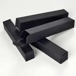 100pieces/parti 10 ml svart låda tom parfymflaskan förpackning anpassningsbara papperslådor förpackning anpassad logotyp endast lådan djnmn