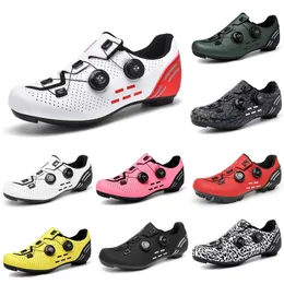 2023 Radfahren Lock Schuhe Männer Mehrfarbig Schwarz Rot Weiß Grün Grau Gelb Rosa Herren Trainer Sport Turnschuhe Outdoor