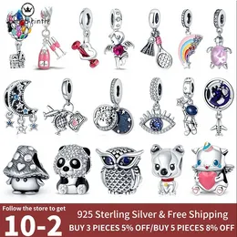 925 Silver for Pandora Charms Jewelry Jewelry Color Women Pendant DIY Jewelry Kitty Owl