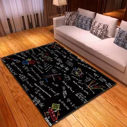 Dywan okresowy stół elementów dywany dywany do salonu sypialnia do kawy maty podłogowe chemia wzór matematyki Antyllip 230615
