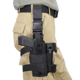 1000D Nylon Universal Tactical Drop Leg Thigh Holster Hunting Army Airsoft Pouch Case Holsters2959103263K