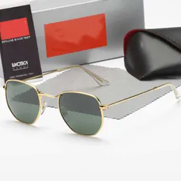 Män Luxury Classic Pilot Designer Solglasögon 3548 Polariserade solglasögon som kör fiske -glasögon för män Kvinnor UV400 -skydd med låda
