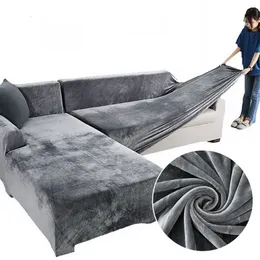 أغطية الكرسي غطاء الأريكة الفخمة في مخملية مرنة الجلود الزاوية المقطع لأريكة أريكة أريكة غرفة المعيش