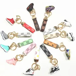 Multiple Styles Designer Keychain Lanyards Fashion 3D Shoes Keychains Mini Car Keychain Unisex Top Quality Bag Pendant For Women Party Holiday Gifts