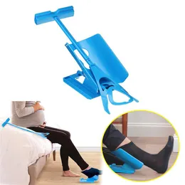 Altri articoli per la salute e la bellezza Cursore flessibile del kit di aiuto per calze Slider Easy On Off per mettere i calzini Calze Dispositivo di aiuto L'aiutante blu aiuta a mettere 230614