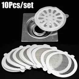 NOWOŚĆ 10PCS DREATOBABLE DREAD DREAD PONITIL-blokowanie filtra Filtr Hasher Sitter Drenact Cover Kitchen Bathroom Akcesoria łazienkowe