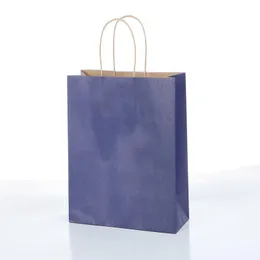 100 PCS Kraft Paper Retail Shopping Merchandise Party Gift Bags 8 "x4" x11 "Rope Handles agsxn