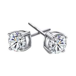 Ohrstecker Klassischer Charme Zirkon S925 Sterling Silber Ohrring Ohr Knochen Nagel Frauen Männer Kein Verblassen Allergien Drop Lieferung Schmuck Ohrringe Dhbz5