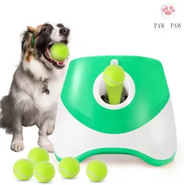 Pet Automatic Ball Launcher Macchina da lancio Giocattoli per cani Tennis Dog Training Catapult Cat Puppy