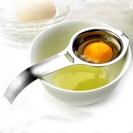 New 1pc Egg Separator Stainless Steel Egg Yolk White Separator Filter Long Handle Egg Divider Baking Cooking Egg Tool Kitchen Gadget