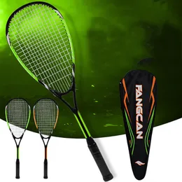 Squash Racquets Profesjonalna rakieta squash rakieta aluminium z materiałem z włókna węglowego do treningu sportowego squash z torbą do przenoszenia 230615