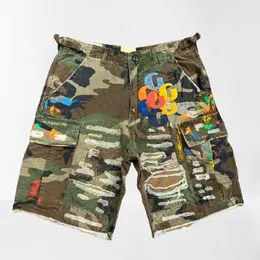 Men Designer Jeans Women Mens Unisex Camouflage Cargo Pants Spring Summer Casual Shorts