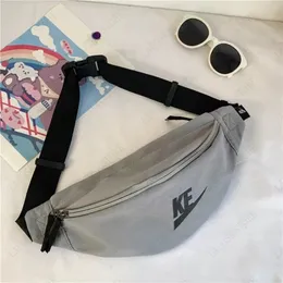 Casual Brand Waist Bags Canvas Women Outdoor Sports Crossbody Shoulder Bag High Quality Man Chest Package Purse with Wholesale