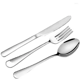 Dinnerware Sets Home Utensils For Kitchen Accessories Knife Western Tableware Portable Cutlery Set Stainless Steel Fork And Spoon Tourist