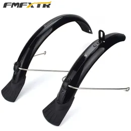 Bike Fender 16inch 20 Inch Folding Electric Bicycle Mudguard Fender Bike Wings All-inclusive for V brake Bike Acessories Parts 230616