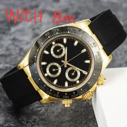 Mens Watches Japan VK Automatisk mekanisk rörelse dag Datum titta på full rostfritt stål safir glas vattentätt super lysande 41mm montre de luxe armbandsur