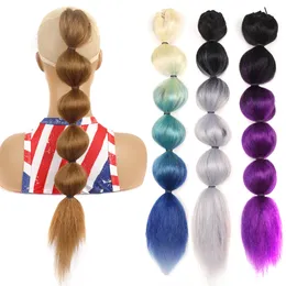 22-Inch Fashionable Long Drawstring Bubble Ponytail for Women - Variety of Styles for Unique Looks - Easy to Install - Perfect for Special Occasions
