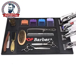 Other Hair Cares BarberTop Magnetic Tray Hairdressing Antiskid Silicone Storage Salon Table Mat Cushion NonSlip Heat Resistant Pad 230616