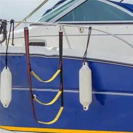 Utomhusspel Aktiviteter Portable Uppblåsbar båtpensionering Stege Wakeboard Yacht Equipment Fit Kayak Motorboat Canoein 2 230615