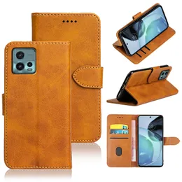 Capa de telefone de couro para Motorola Moto G Stylus Power Play G84 G54 G14 G30 G20 G10 Lenovo K13 Pro Note G50 G60 G40 Fusion Flip Cover Carteira Capas de telefone com suporte para cartão