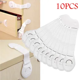Baby Locks Latches 10pcs Child Safety Cabinet Lock Proof Security Protector Drawer Door Plastic Protection Kids 230616