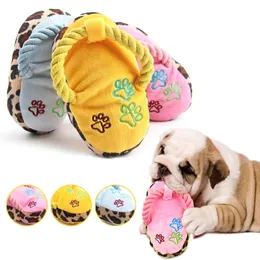 Funny Pet Dog Toys Plush Slippers Bite Chicken Leg Shoe Shape Small And Medium-Sized Dog Outdoor Training Cat Relieve Anxiety