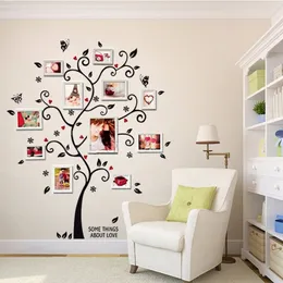 100*120cm/40*48in 3D faça você mesmo foto removível árvore pvc decalques de parede/adesivos adesivos de parede mural arte decoração de casa