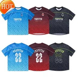 Trapstar T-shirts Mens Football Jersey Tee Women Summer Casual Solto Quick Drying t Shirts manga curta Tops New Tidal flow design 558ess