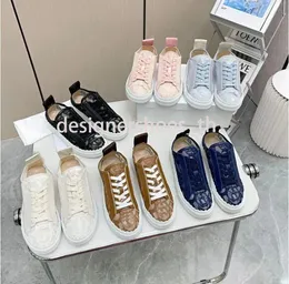 أحذية Lauren Lace Sneakers Women Shoes Sheereer Sneakers عالية المستوى أعلى من القماش الحذاء Summer Treatable Trainer Trainer