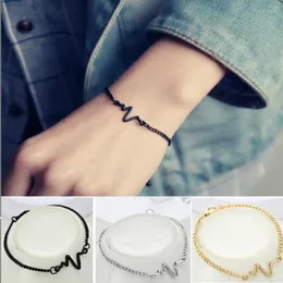 Link Bracelets Listing Fashion Personality Simple Ecg Design Ray Diagram Bracelet Frequency Beat 1 Love Heart