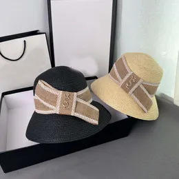 Moda czapka czapka dla mężczyzn Kobieta szerokie grzbiet czapki trawa zapłodka czapka casquettes rybak słomki wiadra czapki haty patchwork sunhats letnie osłona