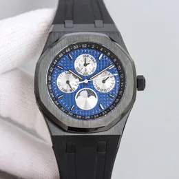 남성 자동 시계 기계식 시계 41mm 팔각형 베젤 방수 패션 비즈니스 손목 시계 Montre de Luxes