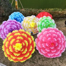 70 cm retro chińskie pionia kwiatowy parasol taniec rekwizytów