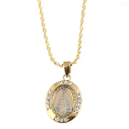 Collane a ciondolo collana di colore oro Donne arabe Religiose religiose religiose Religiose Gift di gioielli speciali