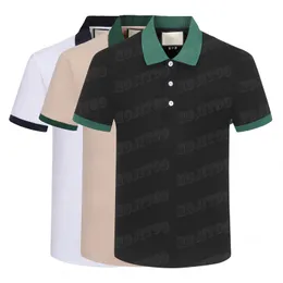 Herr designer polo skjorta tees mode man t skjortor toppar casual män sommar golf polos topp broderad brev gata stil tshirt
