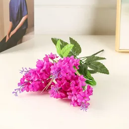 Fiori secchi Vendita calda 1 pz/5 testa giacinto simulazione viola decorazione interna fotografia puntelli matrimonio artificiale