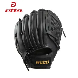 Sporthandskar Etto högkvalitativt pu läder baseball handske vänster hand 115125 tum softballträning guantes beisbol hob008z 230615