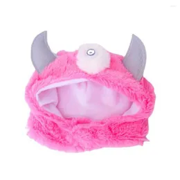 Dog Apparel Pet Plush Hat Eye-catching Cute Devil Shape Cat Headgear