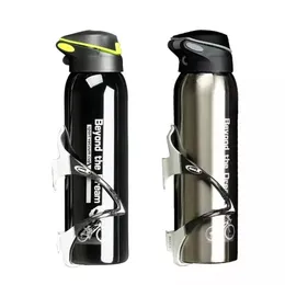 Vattenflaskor Burar Mountain Bike Bicycle Water Bottle Kettle Cycling Thermos Warm Keeping Water Cup Sportflaska 500 ml Aluminiumlegering 0,5L 230616