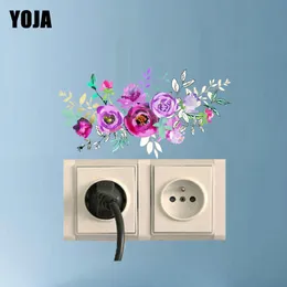 Yoja Home Digenterical Flowers Flowers Plant Plant Design Design Switcher Decal PVC 13SS0068