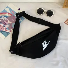 WholesaleCasual Unisex Waist Bags Canvas Women Outdoor Sports Crossbody Shoulder Bag High Quality Man Chest Package Purse