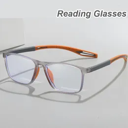 Solglasögon Ultralight Anti Blue Light Presbyopia Glasögon unisex TR90 Sport Reading Eyeglasses Women Men Far Sight Optical Eyewear Diopter