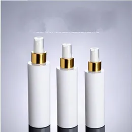 100ml 150ml 200ml pompa spray bianca contenitori per bottiglie bianche, flacone spray di plastica bianco vuoto per imballaggio cosmetico spedizione gratuita Tbora