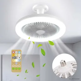 Elektrikli Fanlar 30W Tavan Aydınlatma lambası dönüştürücü tabanı Yatak odası için uzaktan kumanda evi R230616