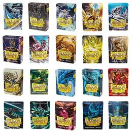 Outdoor Games Activities Dragon Shield 60PCS/box YGO Game Cards Sleeves Playing for Japanese Yu-Gi-Oh Small Sized MINI Board Game Cards Protector Cover 230615