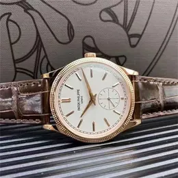 P Klassisch A Luxus T Elegant E Ultradünn K 39-mm-Armbanduhren 6119R Neues mechanisches Roségold JGJ8 3 Karat High-End-Qualität als Geschenkuhr für Männer und Frauen