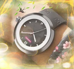 유명한 큰 다이얼 다이아몬드 링 시계 43mm 남자 클래식 넉넉한 고무 시계 인기 쿼츠 운동 자동 날짜 Montre Homme 캐주얼 빈티지 손목 시계 Montre de Luxe