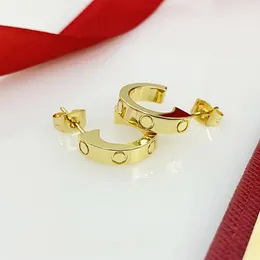 personalised earings fashion earings huggies diamond stud earring holder engagement 18k gold plated love jewelry designers ohrringe