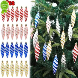 Yeni 6pcs Noel Ball Kolye Diy Noel Noel Ağacı Asılı Süsler Ev için Hediyeler 2022 Yeni Yıl Navidad Noel Dekorasyonu